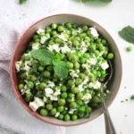 Salade de petits pois, menthe et feta 96 Recette-de-Salade-de-petits-pois-menthe-et-feta