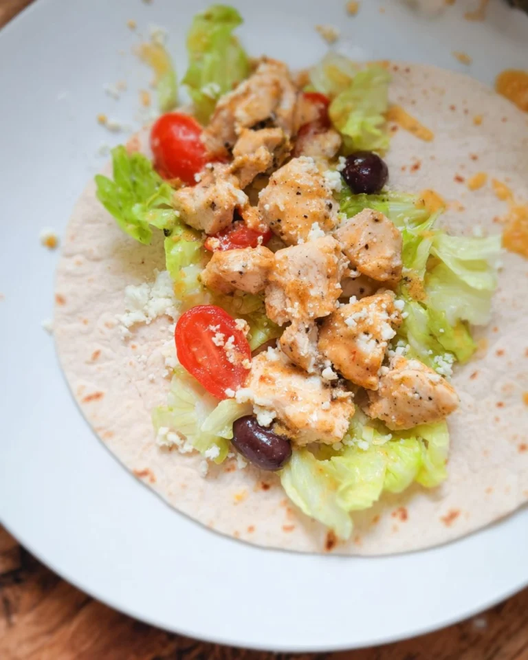 Recette-de-Wrap-au-poulet-epice-sauce-parmesan-et-ail