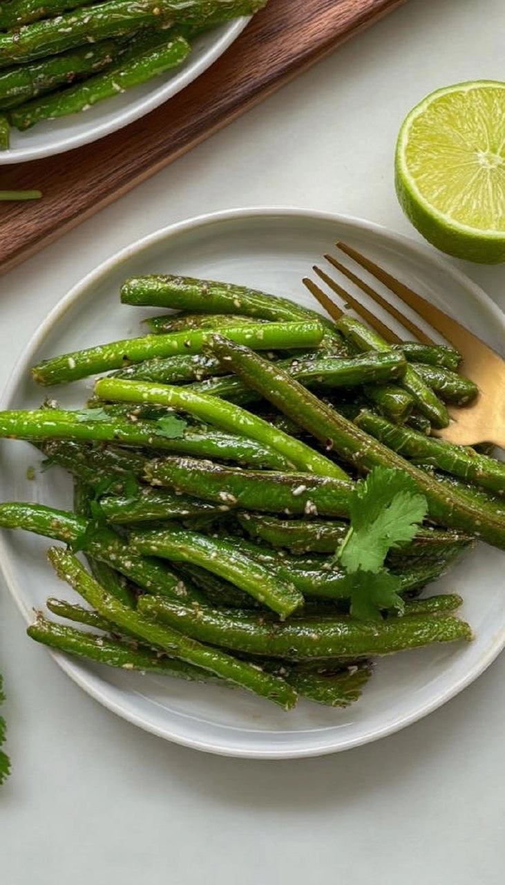 Haricots Verts Inspirée du Din Tai Fung 65 Haricots Verts Inspirée du Din Tai Fung