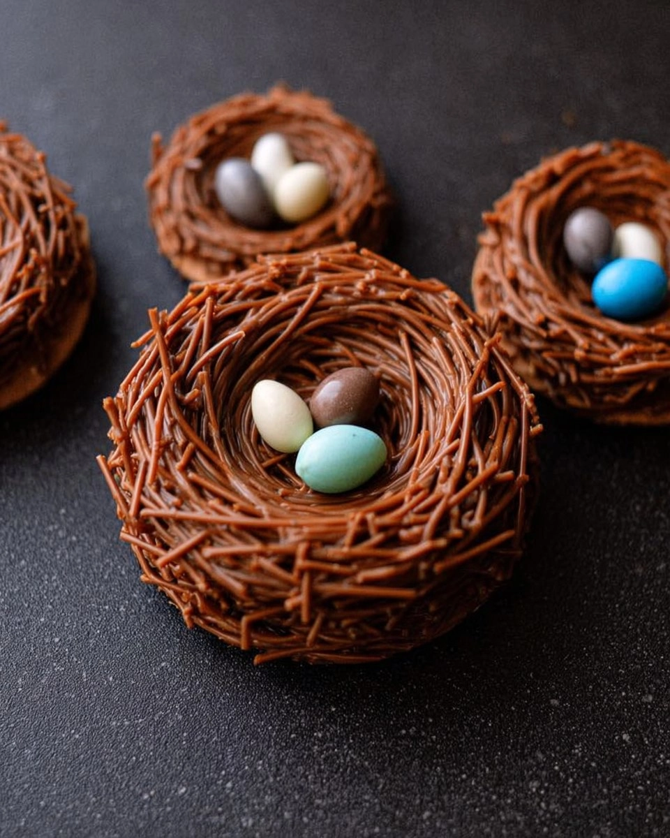 Nids de Pâques chocolatés 69 Nids de Pâques chocolatés