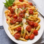Pennes aux tomates cerises 111 Recette-de-Pennes-aux-tomates-cerises