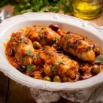 Recette-de-Poulet-aux-olives