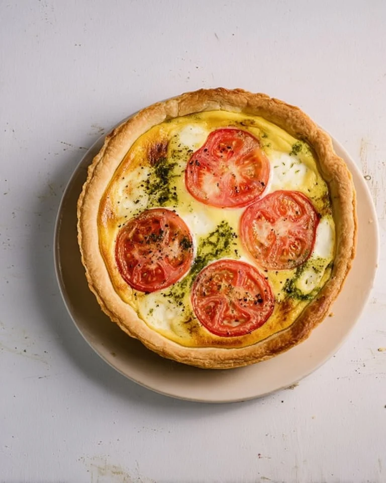 Recette-de-Quiche-Caprese-Pour-le-Petit-Dejeuner