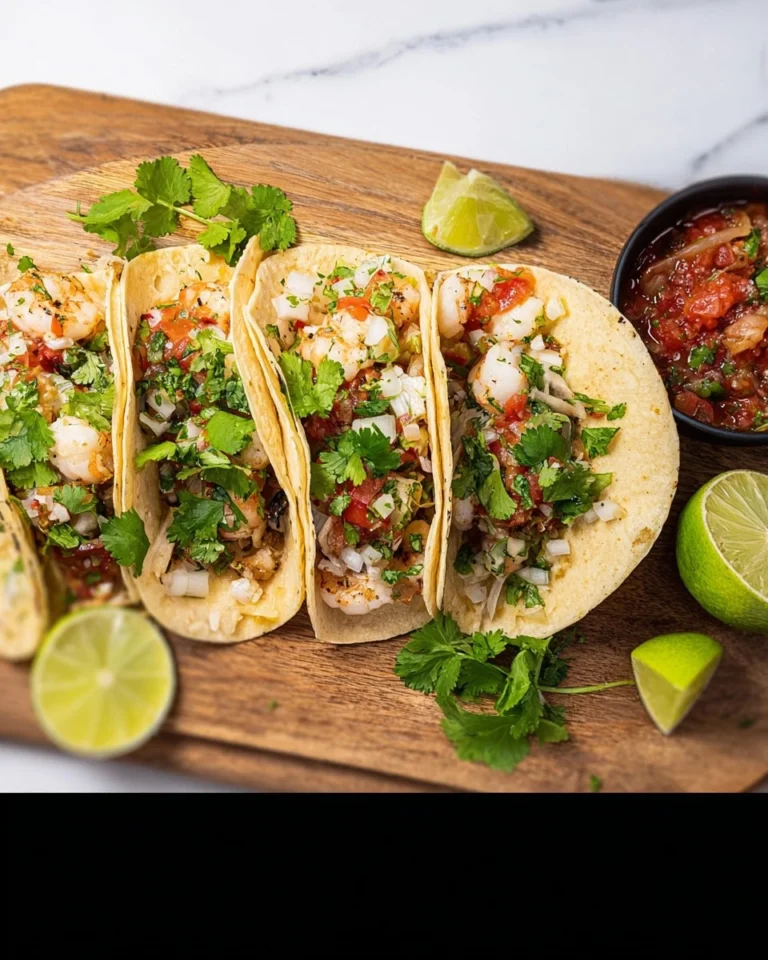 Recette-de-Tacos-aux-crevettes-et-a-la-coriandre-et-au-citron-vert