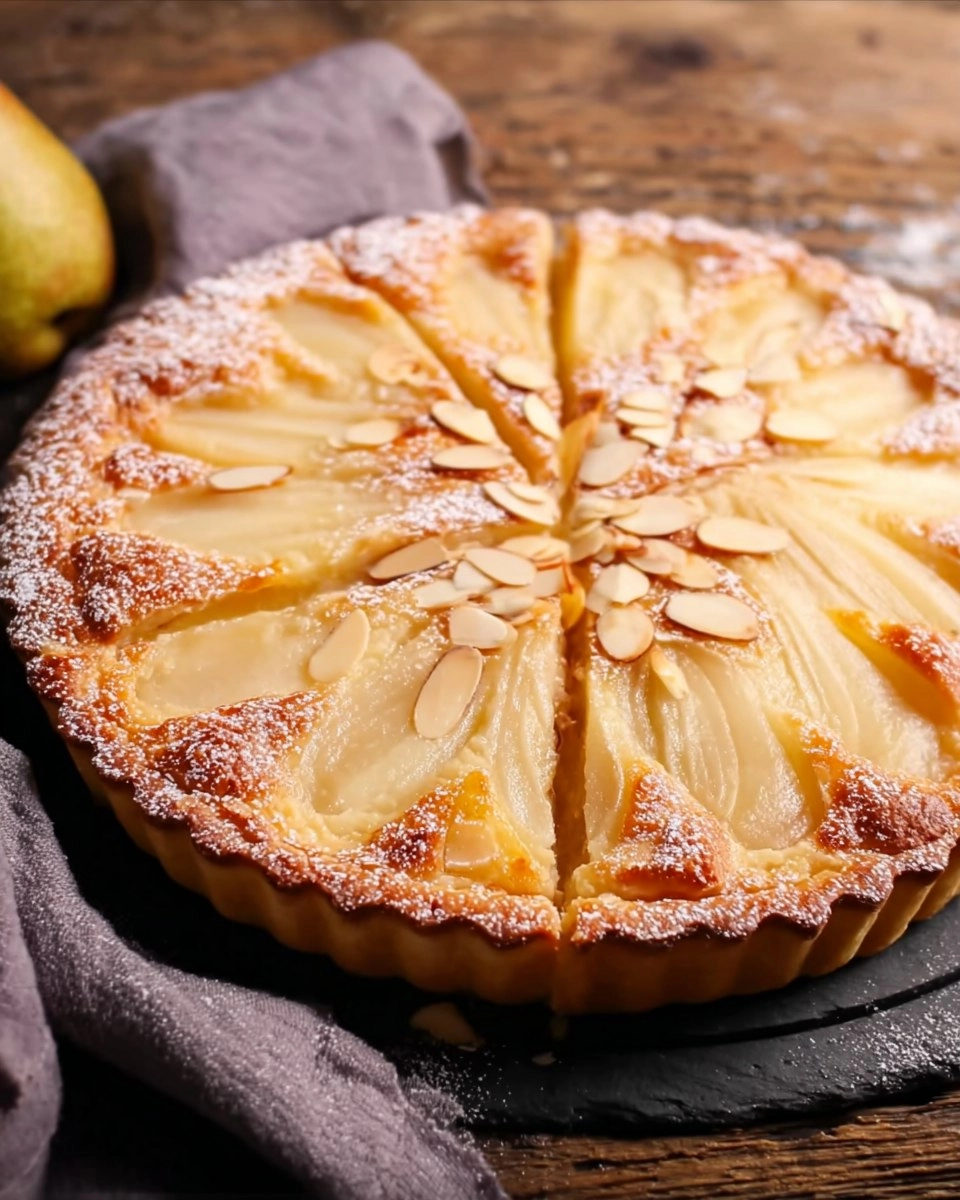 Tarte amandine aux poires 104 Tarte amandine aux poires