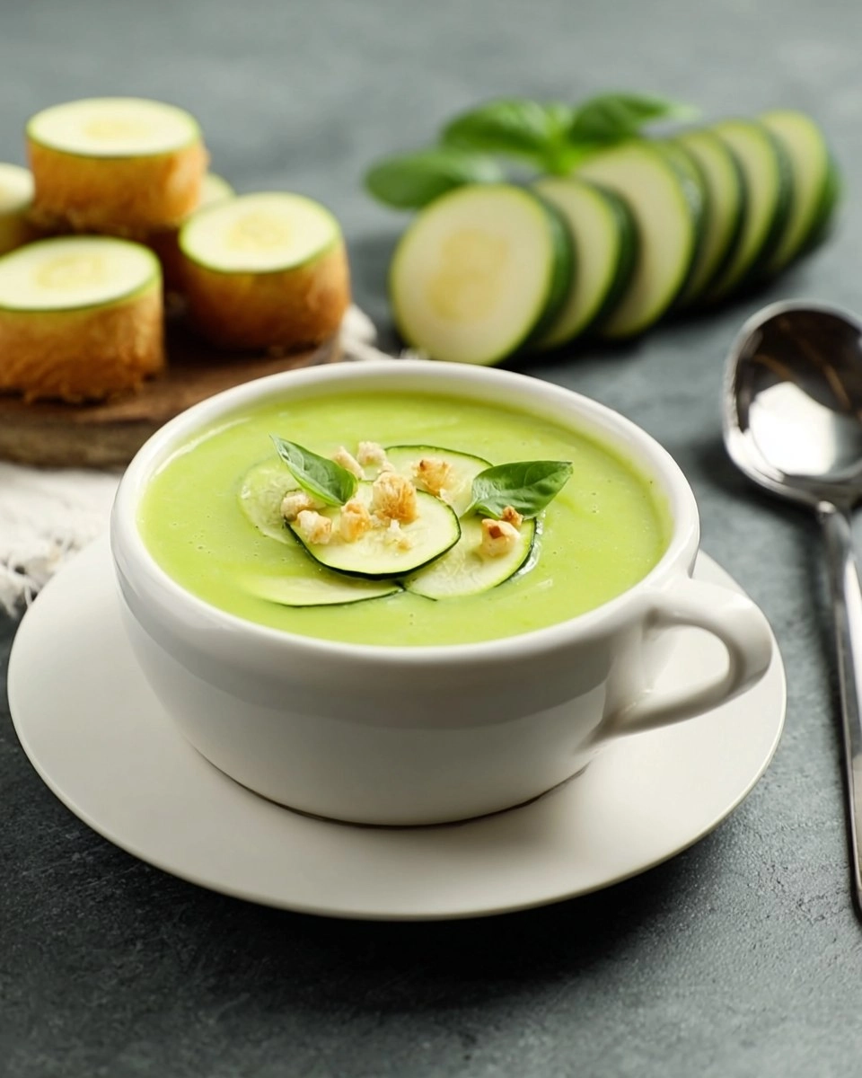 Velouté de Courgettes Légère et Onctueuse avec 3 Garnitures