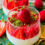 Panna-cotta-vanille-fraise