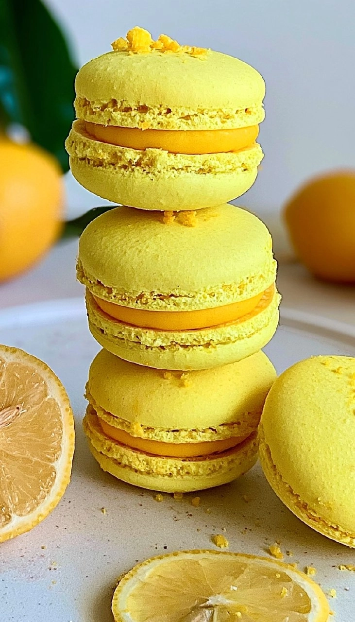 Macarons au citron