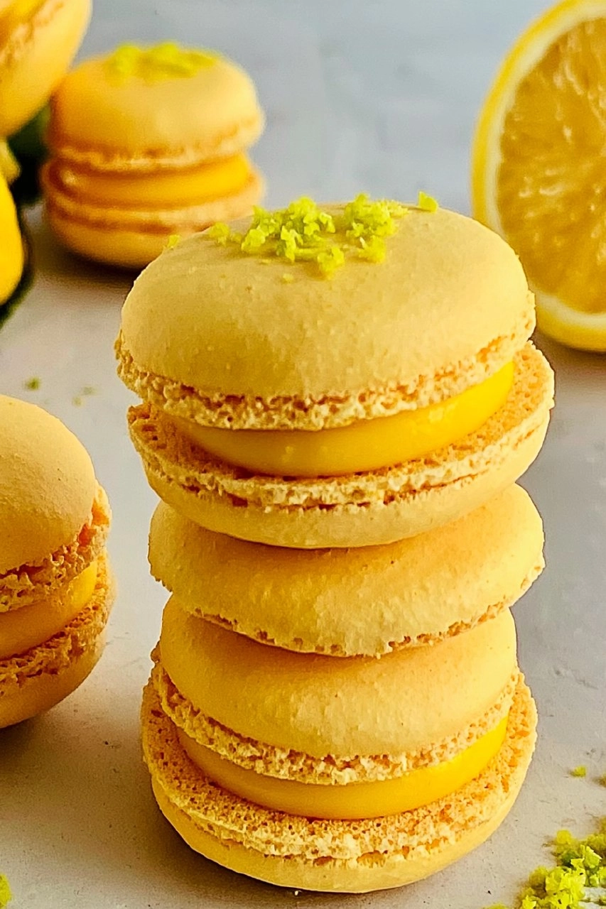 Macarons au citron