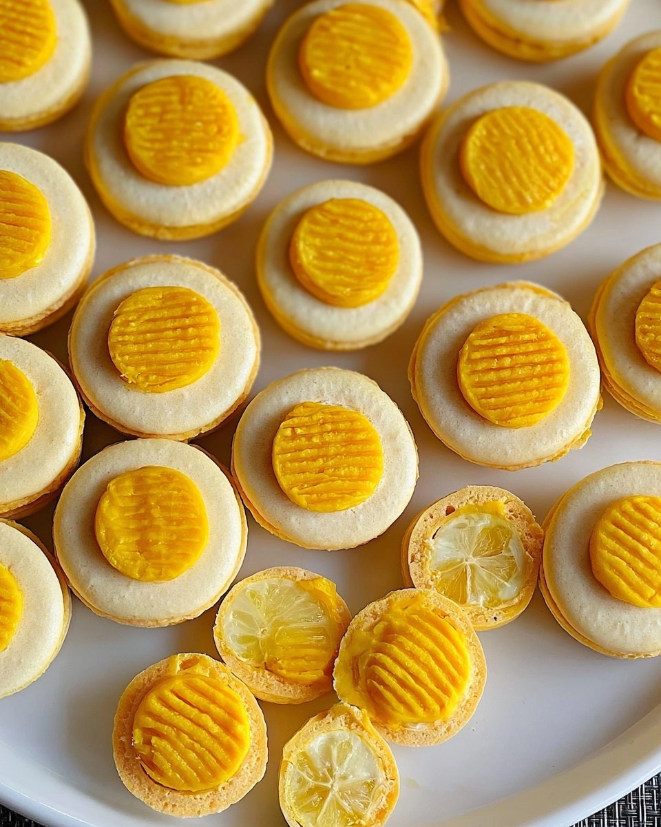Macarons au citron