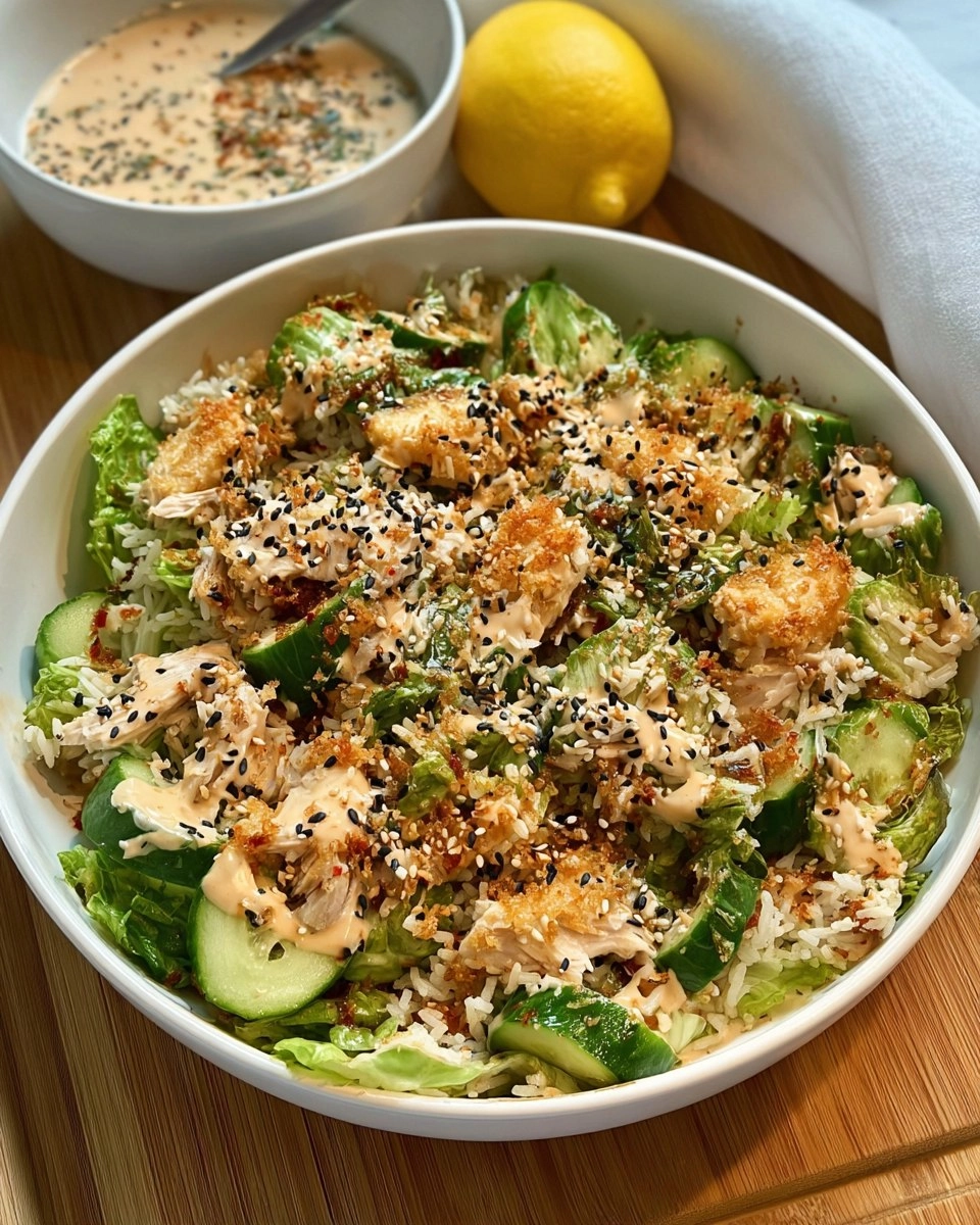 Salade de Riz Croustillant au Saumon 130 Salade de Riz Croustillant au Saumon